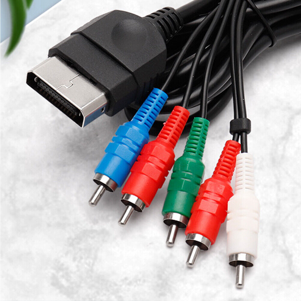 US 2-4 Pack HD Component AV Cable Cord Hookup Connection For Original Xbox
