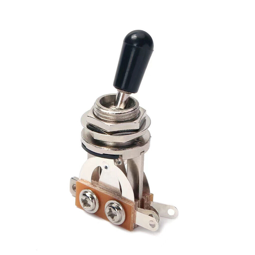 US 2-4 Pc Les Paul Guitar 3 Way Short-Frame Toggle Switch Pickup Brass Metal Tip