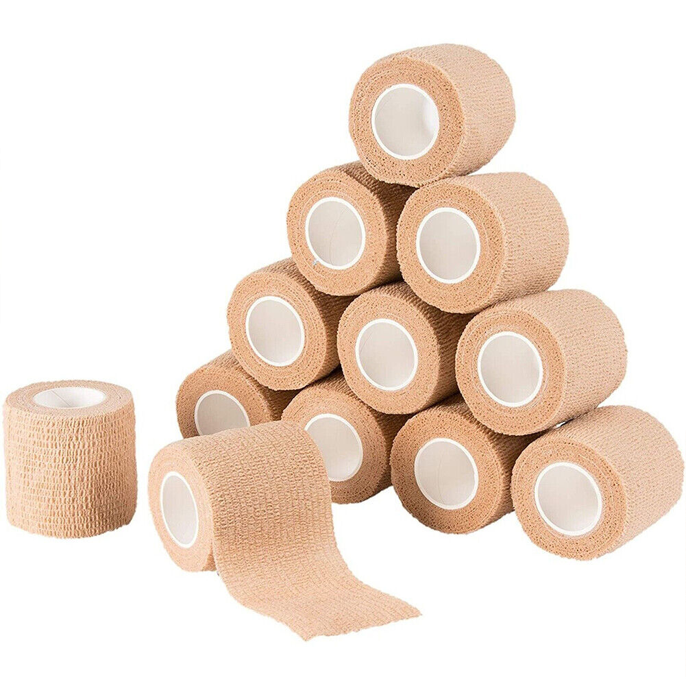 US10-20Pc Self Adhesive Bandage Wrap Cohesive Elastic Vet Tape 2" x 5 Yards