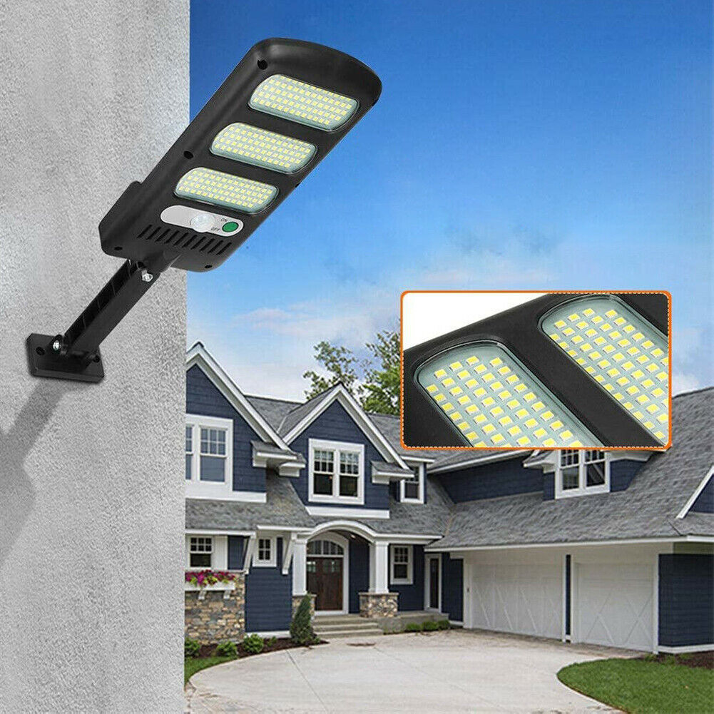 US 2-4 Pc Solar Flood Light Outdoor Dusk Dawn Motion Sensor Waterproof Lamp Yard