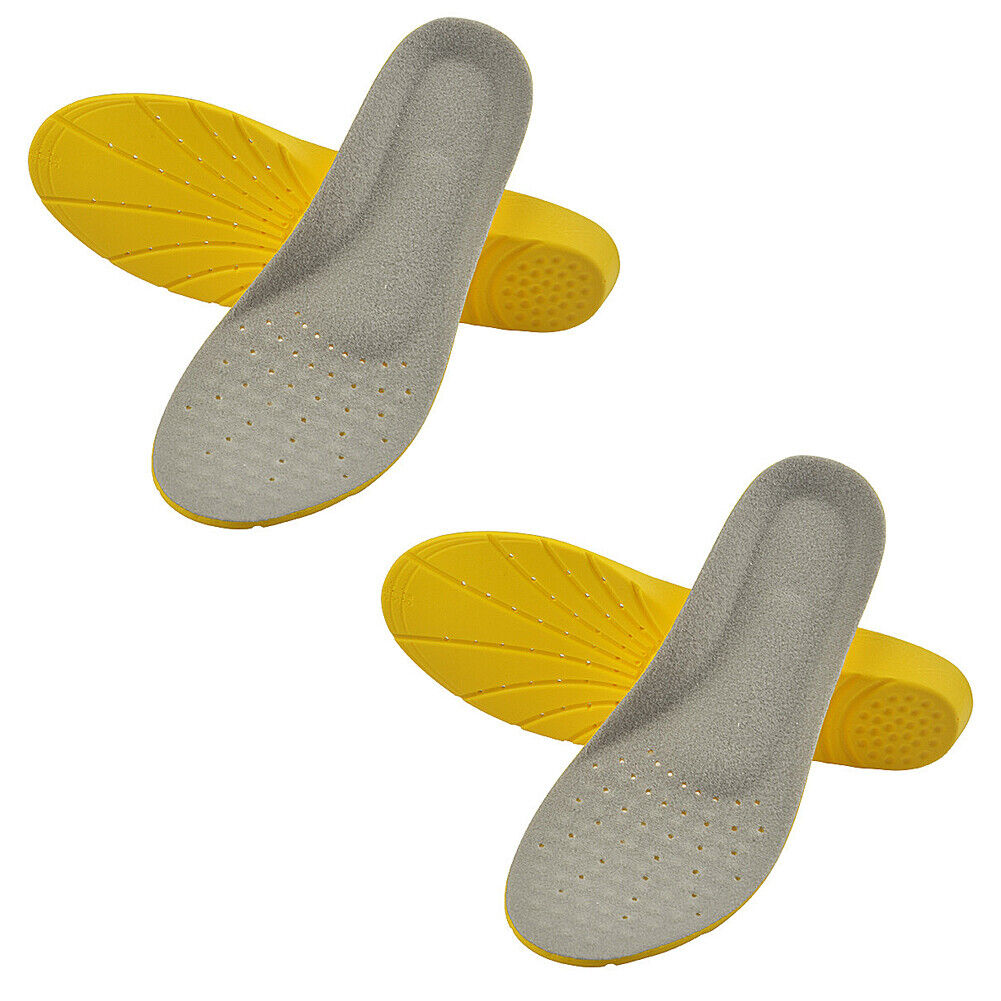 US 1-2 Pairs Mild Arch Support Memory Foam Insoles Orthotic Shoe Inserts Unisex