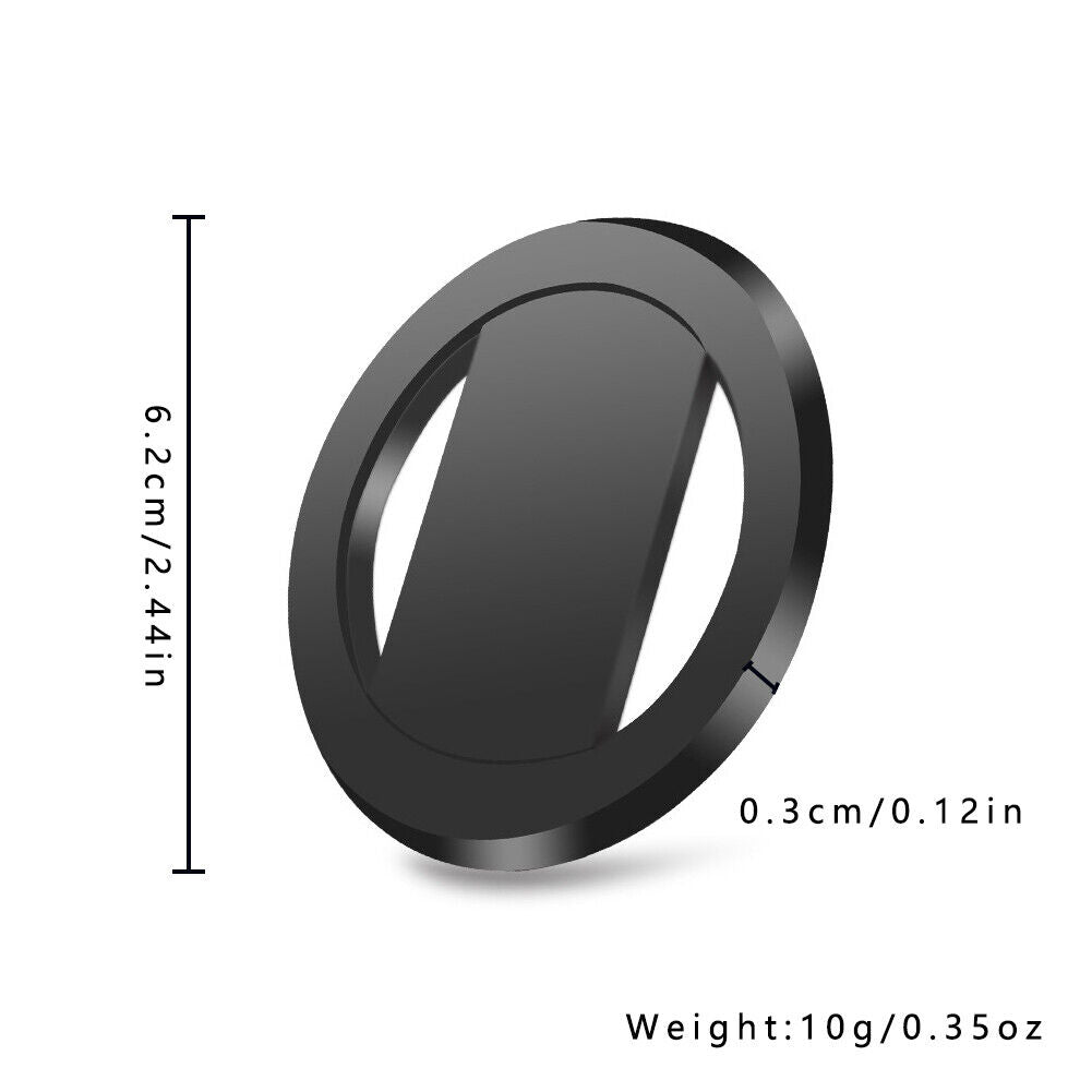 US 2-4 Pcs Phone Ring Holder 360 Degree Rotation Finger Stand Car Magnetic Mount