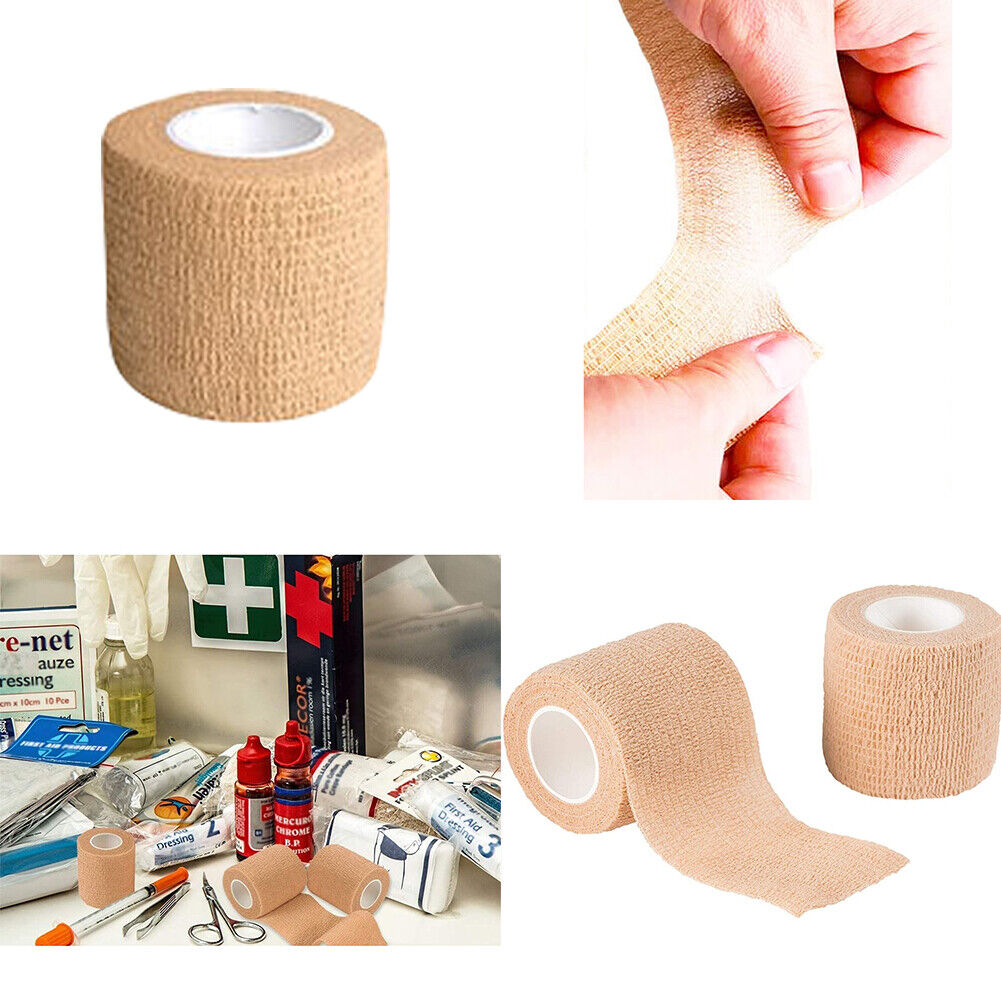 US10-20Pc Self Adhesive Bandage Wrap Cohesive Elastic Vet Tape 2" x 5 Yards