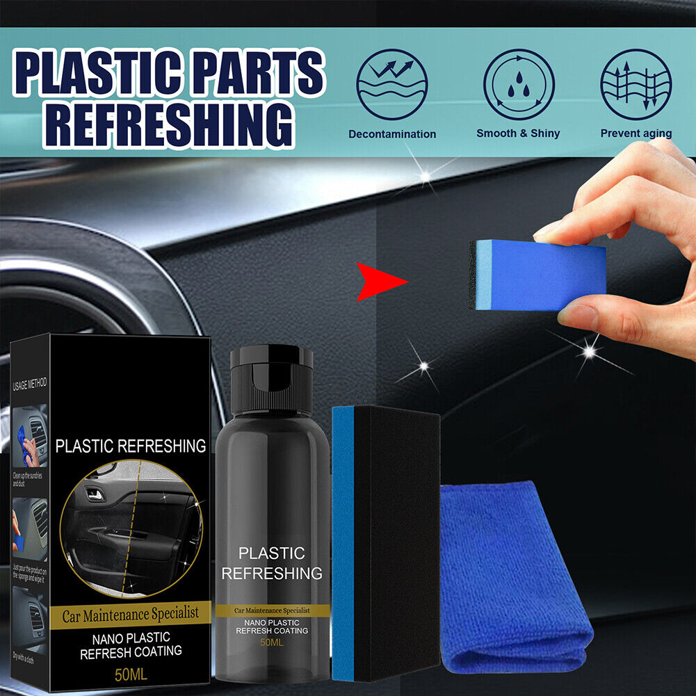 US Car Plastic Revitalizing Coating Plastic parts Refurbish Agent Kit Dustproof