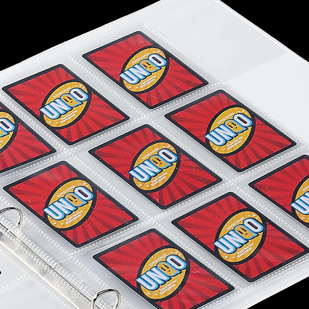 US Trading Card Album Binder Protector Pages Sleeves 18 Pocket X 30 Sheets Baseb