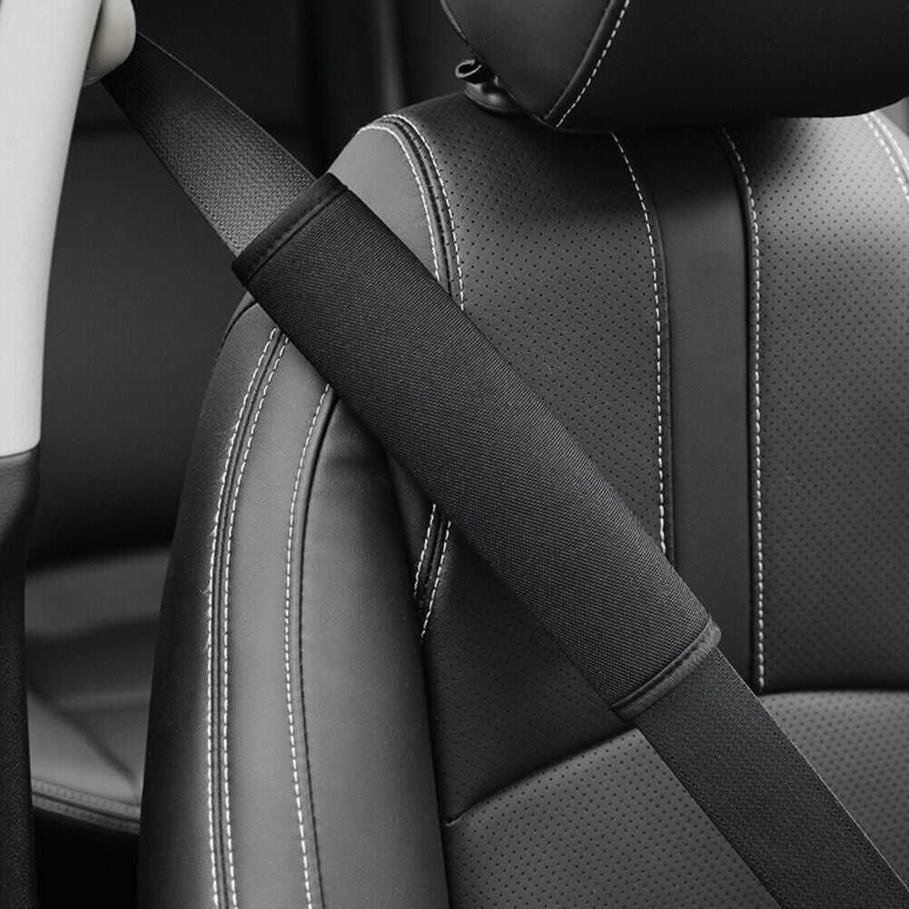US 1-2 Pairs Universal Soft Seat Belt Set Cover Shoulder Pad Strap Protector Car