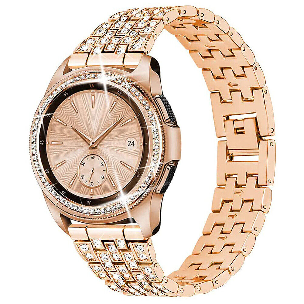US Luxury iWatch Strap Metal Diamond For Apple Watch Series 1 to 7 38/40/42/44mm