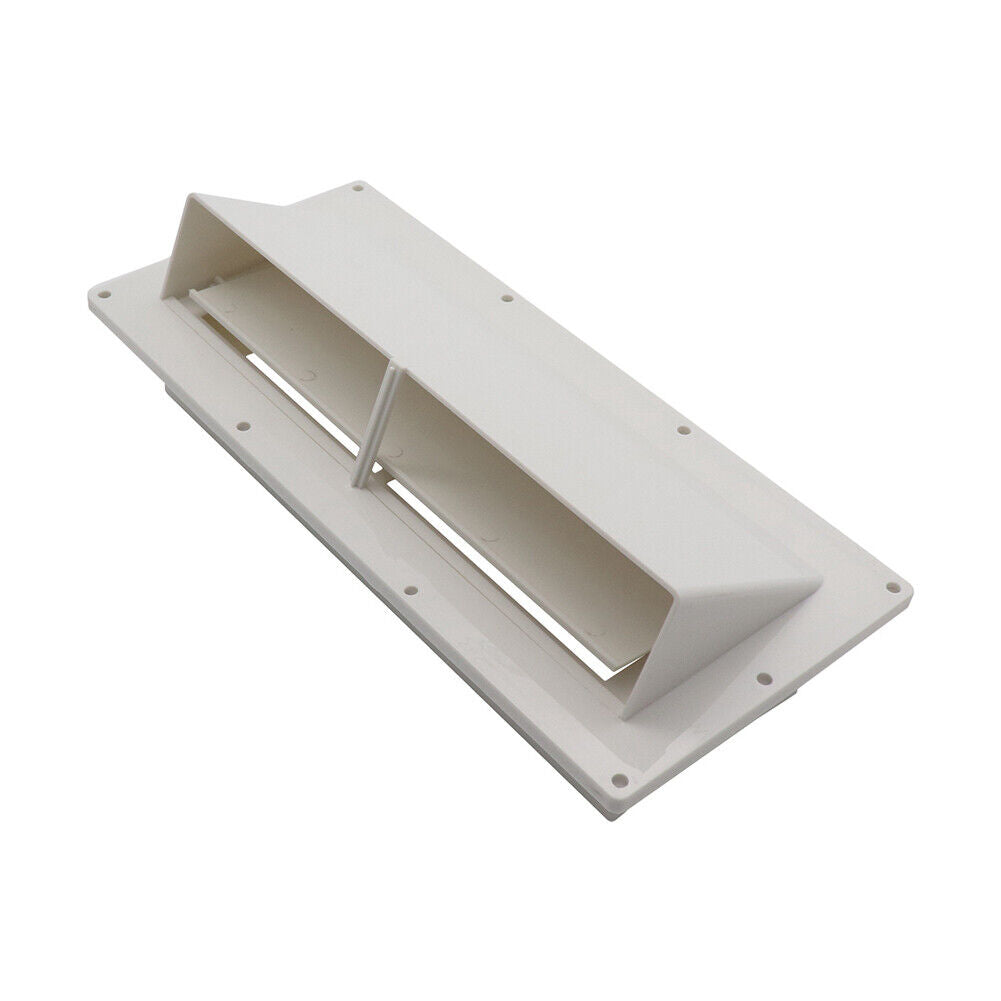 US Mobile Home/RV Ventline White Exterior Sidewall Range Hood Vent with Damper
