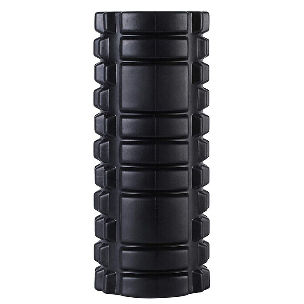 US 1-2 Pack High Density Hollow EVA Foam Roller Muscle Massage Recovery 13x5.5"