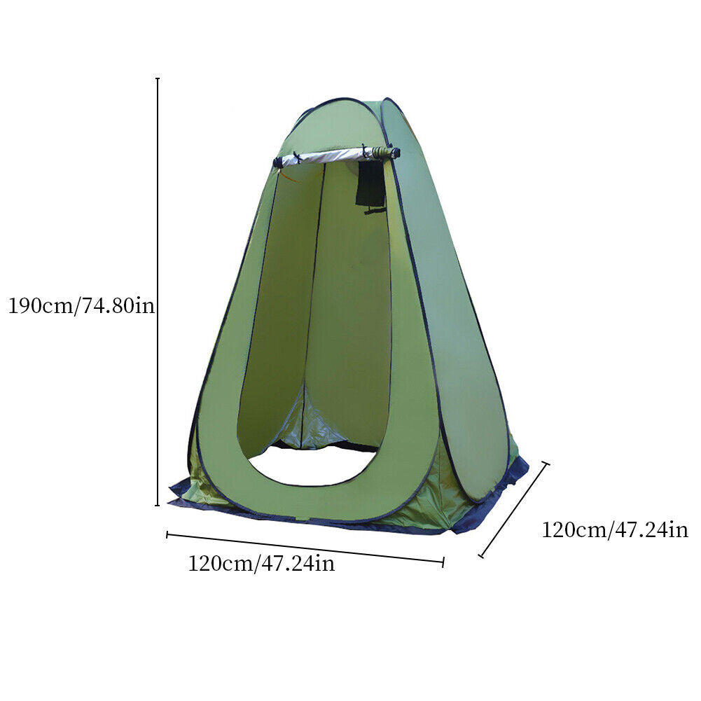 US Pop-Up Privacy Tent Portable Outdoor Camping Shower Toilet Chang Room Hiking