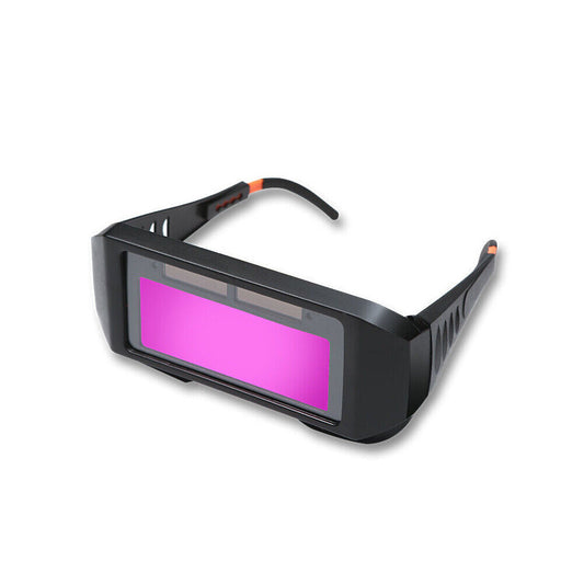 US 1-2 Pcs Welder Glasses Safety Protective Solar Powered Auto Darkening Goggles