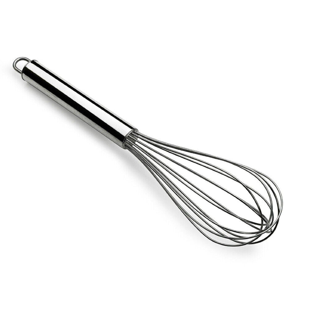 US 3-6 Pcs STAINLESS STEEL BALLOON WIRE WHISK WHIP MIX STIR BEAT 8/10/12 inch