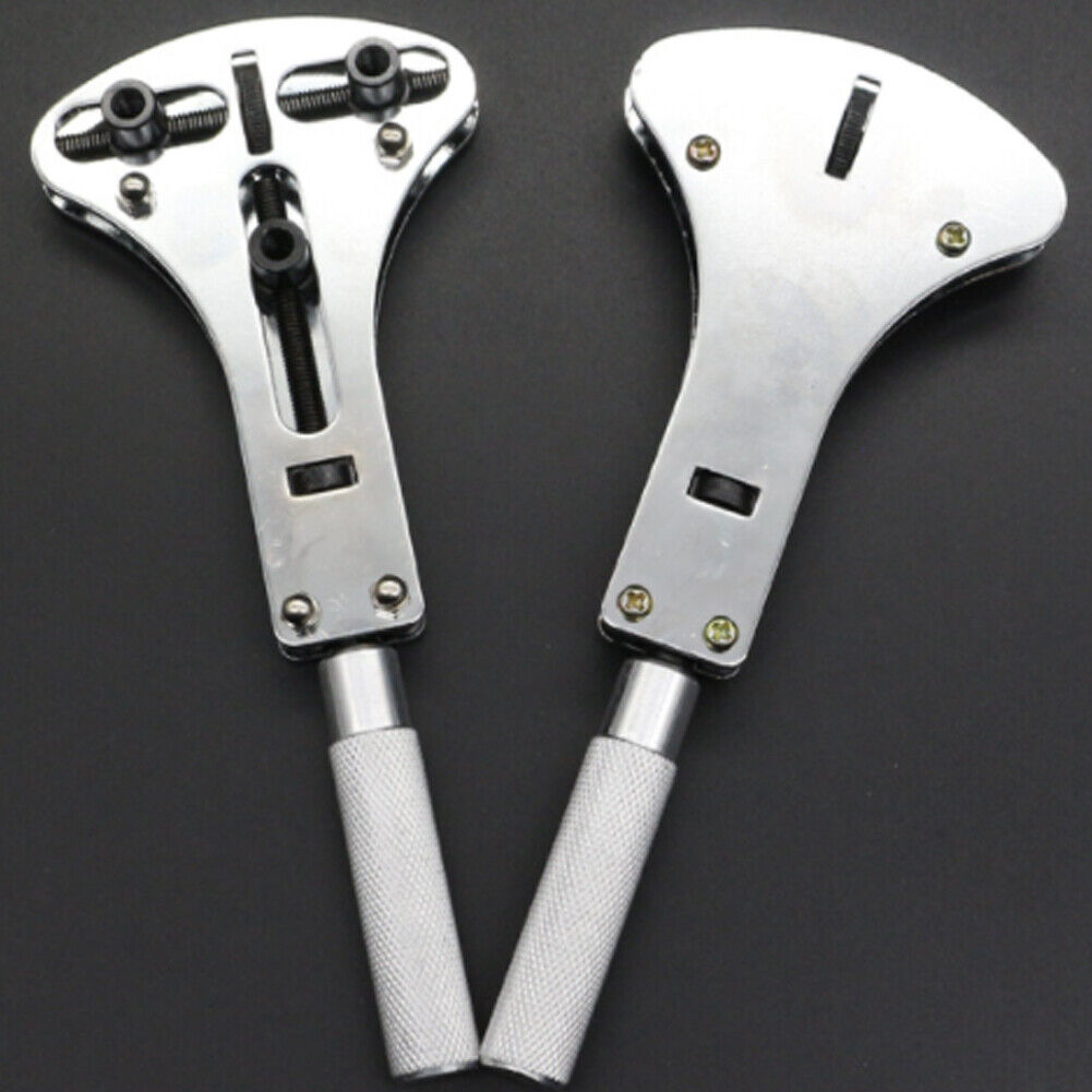US 1-2 Pc 18-55mm Watch Repair Tool Screw Case 18 - 60mm Back Opener Remover