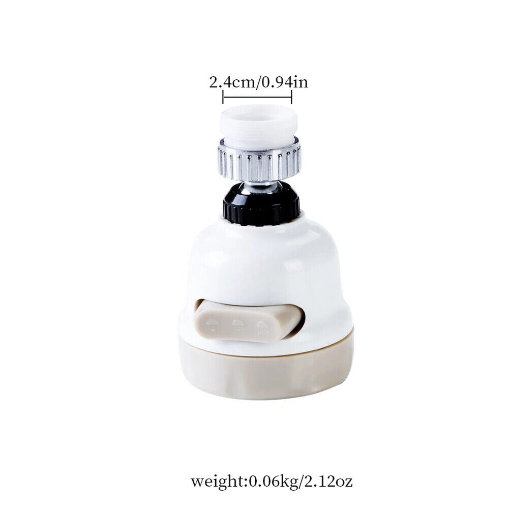 US 2-4 Pc 360 Degree Swivel Faucet Aerator Water Saving Tap Adjust Splash Filter