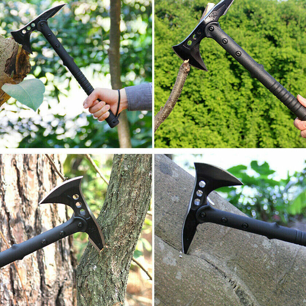 US 1-2 Pack Tomahawk Outdoor Tactical Hatchet Survival Sports Camping Axes Knife