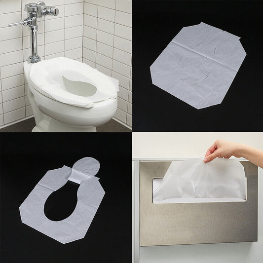 US 1000-2000 Sheets Disposable Seat Half-Fold Toilet Covers 14 x 16 Inches