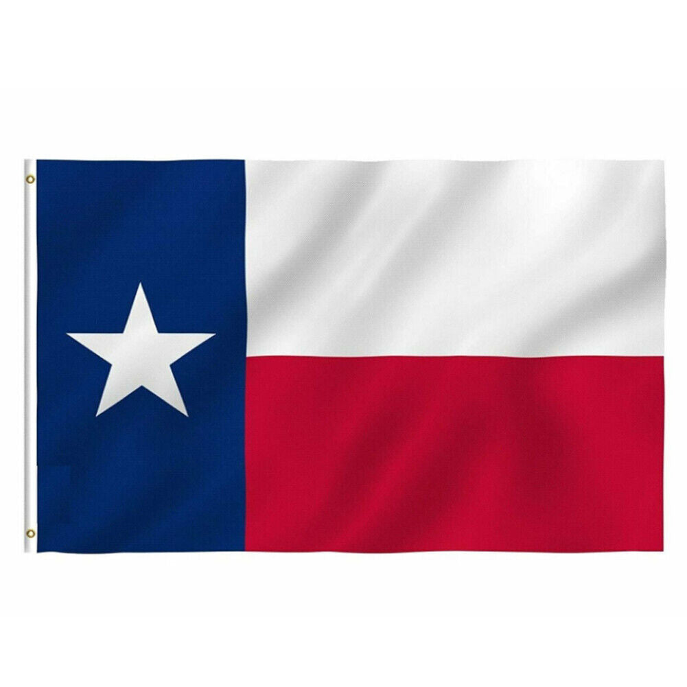 US 2-4 Pcs Texas State Flag 3x5 Feet TX Lone Star Flag Premium Print Quality UV