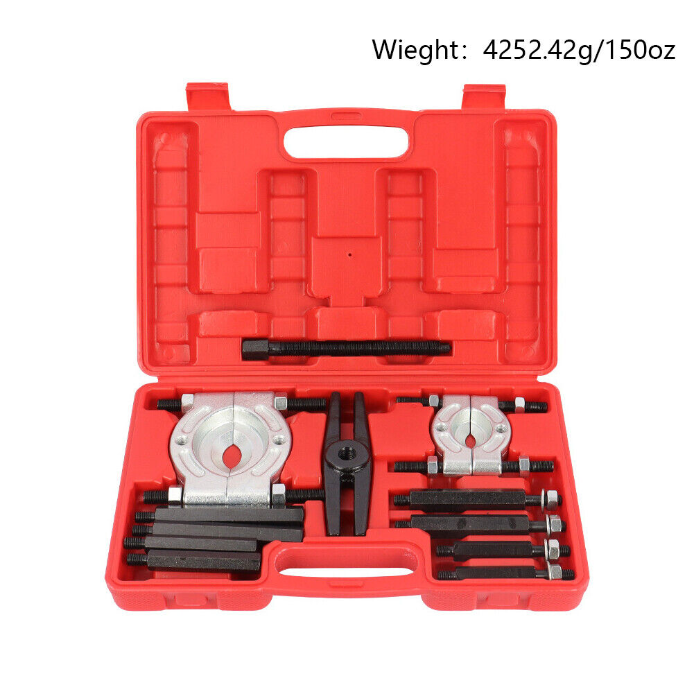 US 14Pc 2"3"Splitters Remove Bearing Kit Heavy Duty Bearing Separator Puller Set