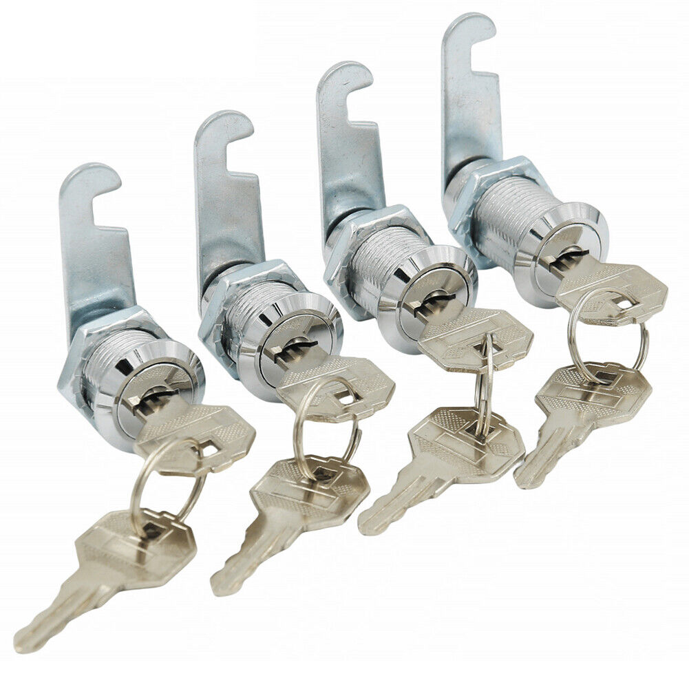 US 12 Pack Tubular Cam Lock 1-1/8" Cabinet Toolbox Safe Drawer Replacement