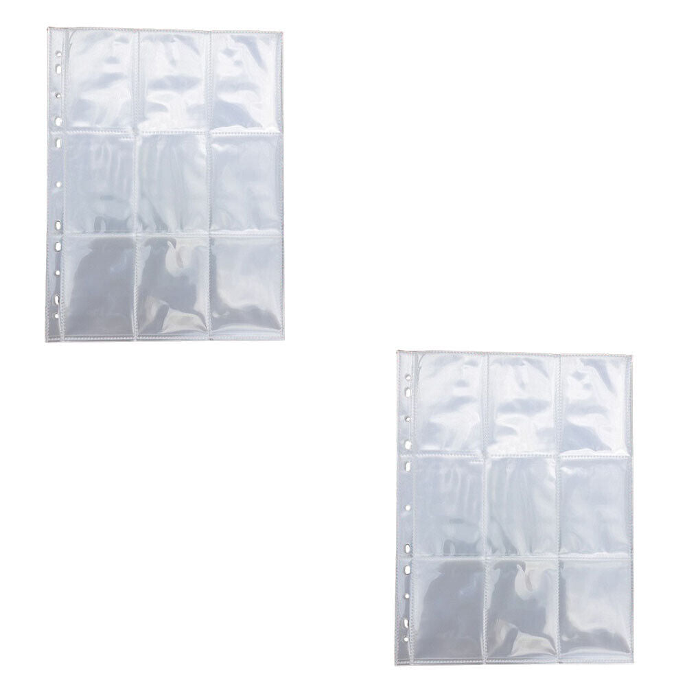 US Trading Card Album Binder Protector Pages Sleeves 18 Pocket X 30 Sheets Baseb