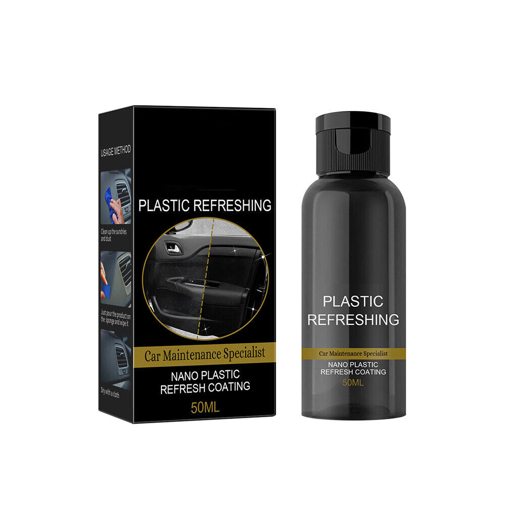 US Car Plastic Revitalizing Coating Plastic parts Refurbish Agent Kit Dustproof