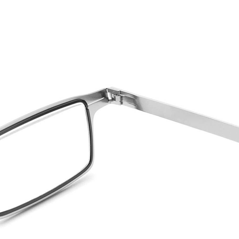 US 2-4Pairs Foldable Light Titanium Material Screwless Anti-Blue Reading Glasses
