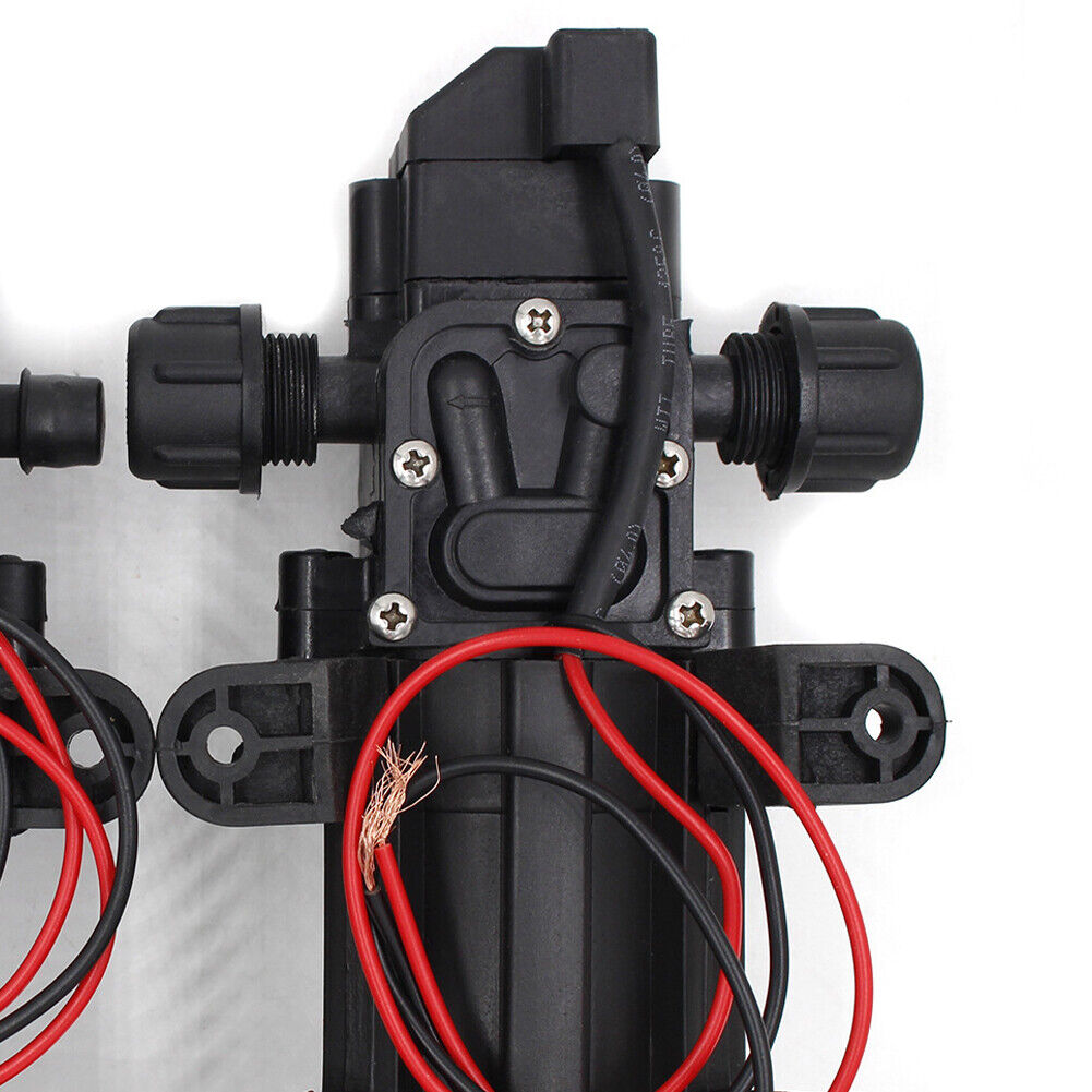 US 2 Pack 12V/24V Automatic Fresh Water High Pressure Diaphragm Pump 130PSI