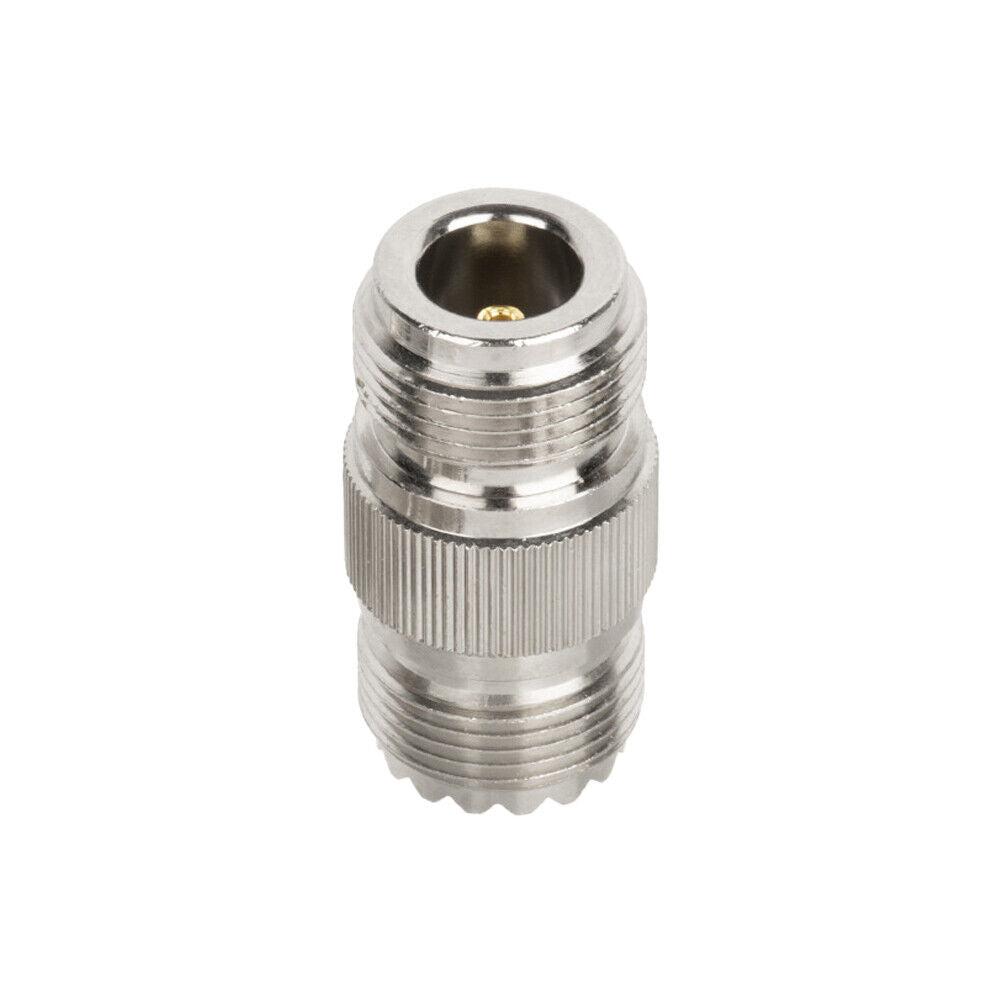US N-Type Female Jack to SO-239 UHF Female Jack RF Adapter Barrel Connector