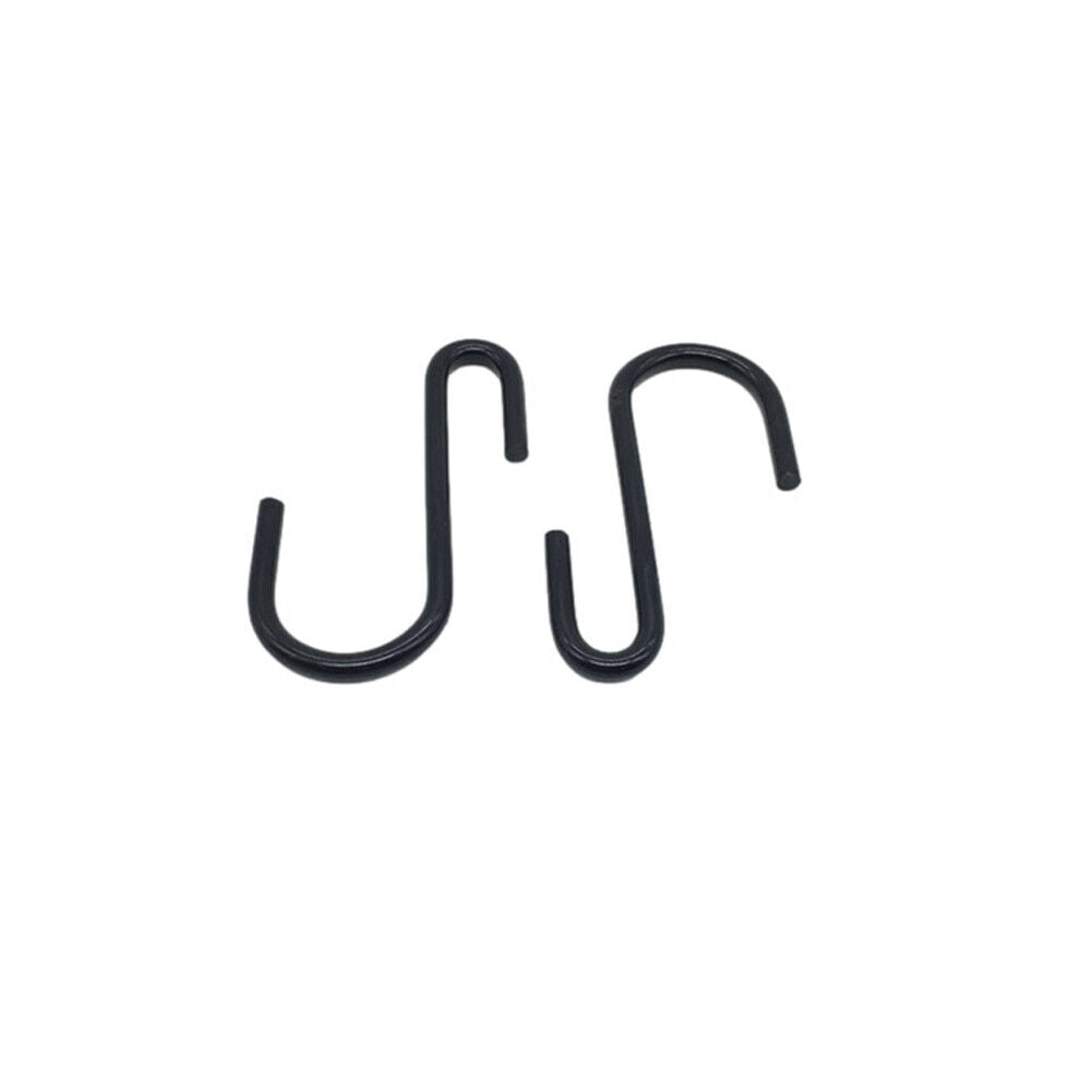 US 50-100 Pack Heavy Duty S Hooks Multi-Use Hanger Pan Pot Holder Rack Stainless