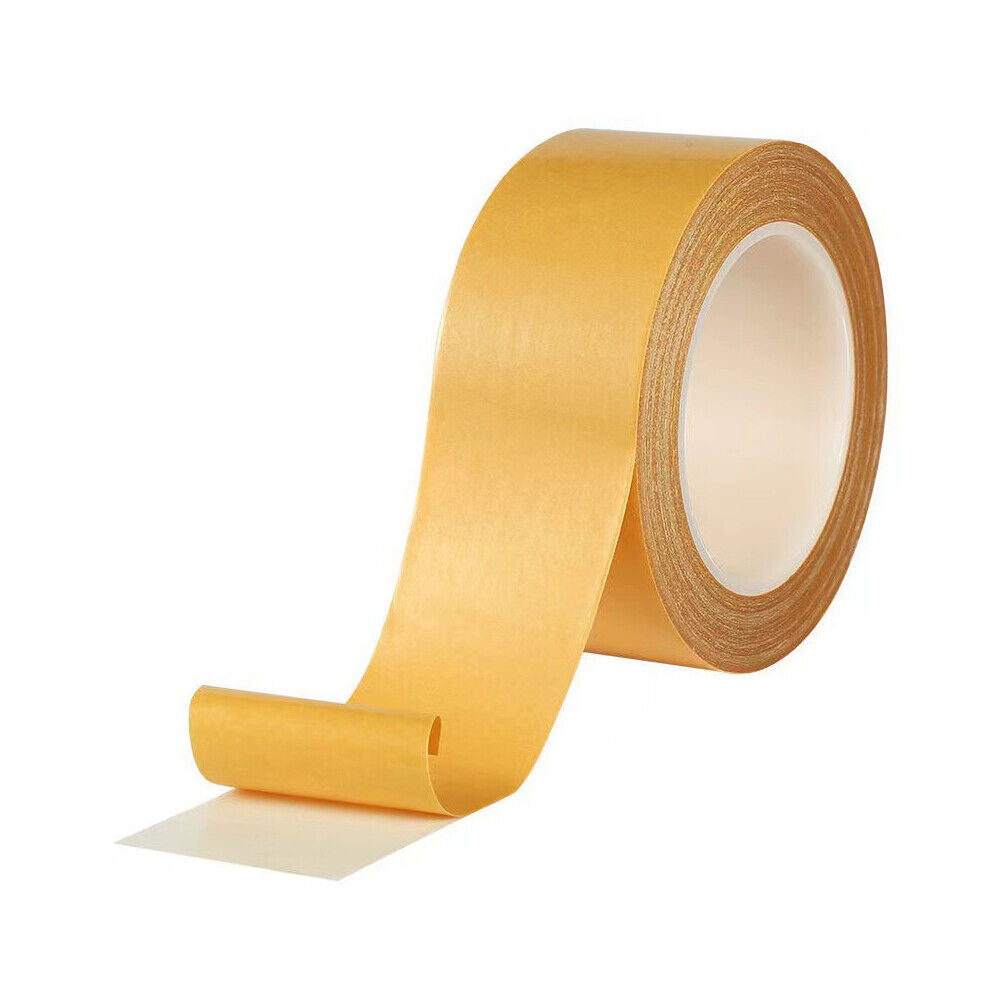 US Double Sided Tape Heavy Duty Fiberglass Adhesive Transparent Tape1.18''x15 Ft