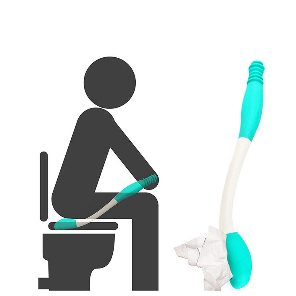 US 2-4 Pcs Long Reach Comfort Toilet Wiping Aid Tools Self Assist Bathroom Buddy