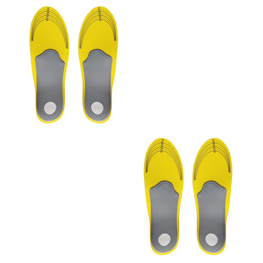 US 2-4 Pairs Orthotic Premium Shoe Insole Arch Support Insert High Pad Women Men