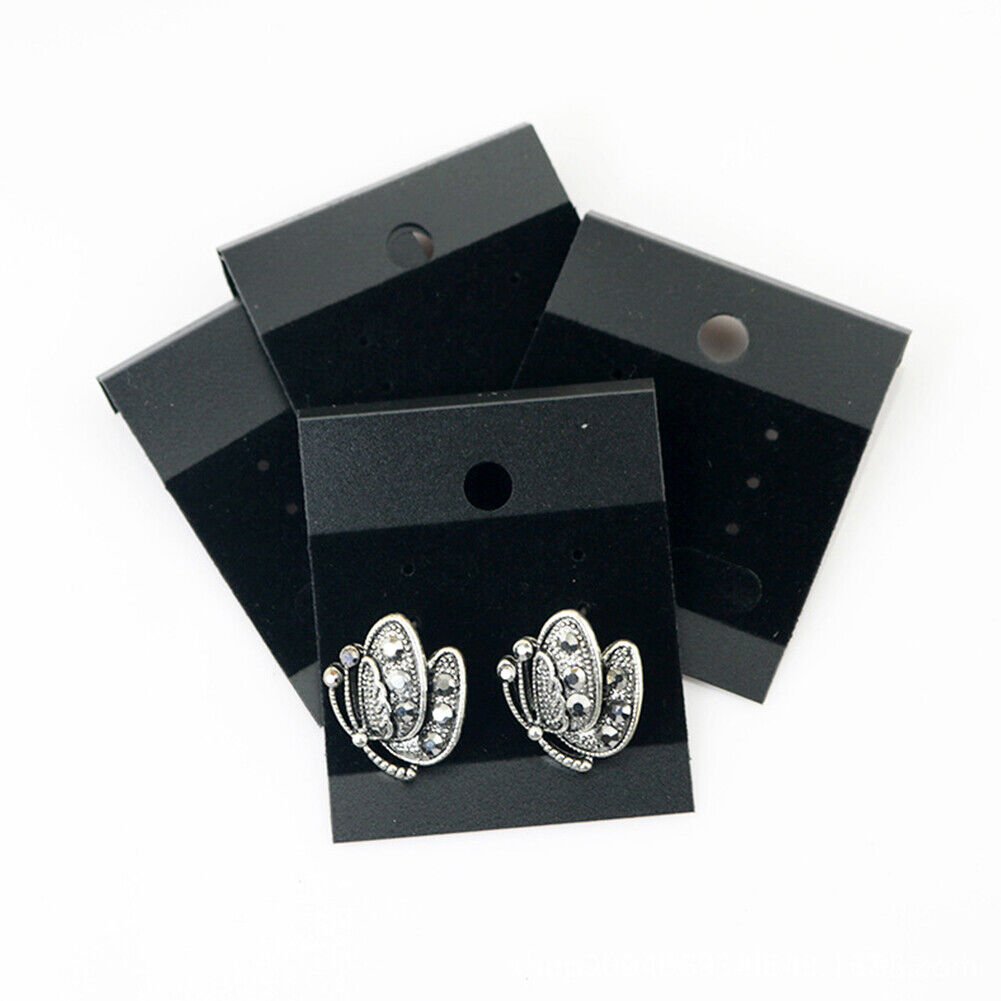 US 200-400 Pc Earring Holder Cards Display Velvet for Jewelry Ear Studs 2 x 2"