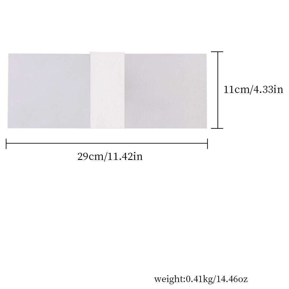 US 1-2 Pack Modern LED Wall Sconce Dimmable Up Down Cube Light Lamp Fixture