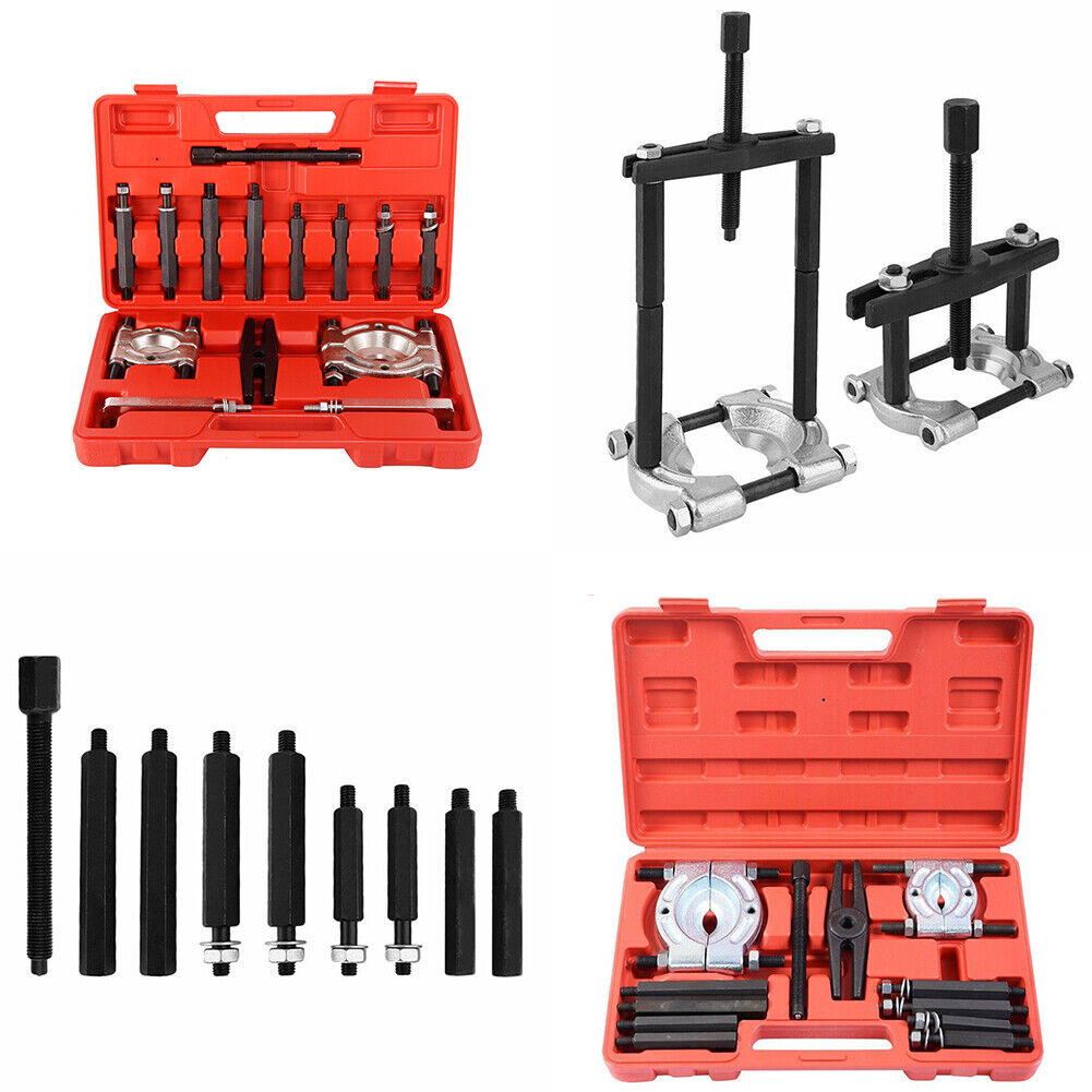 US 14Pc 2"3"Splitters Remove Bearing Kit Heavy Duty Bearing Separator Puller Set