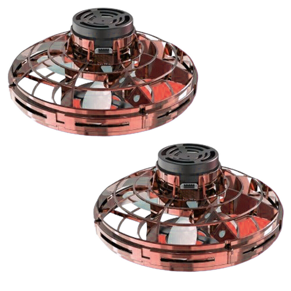 US 1-2 Pcs Hand Operated Drones Magic UFO Flying Orb Ball Toy Lights Mini Fidget