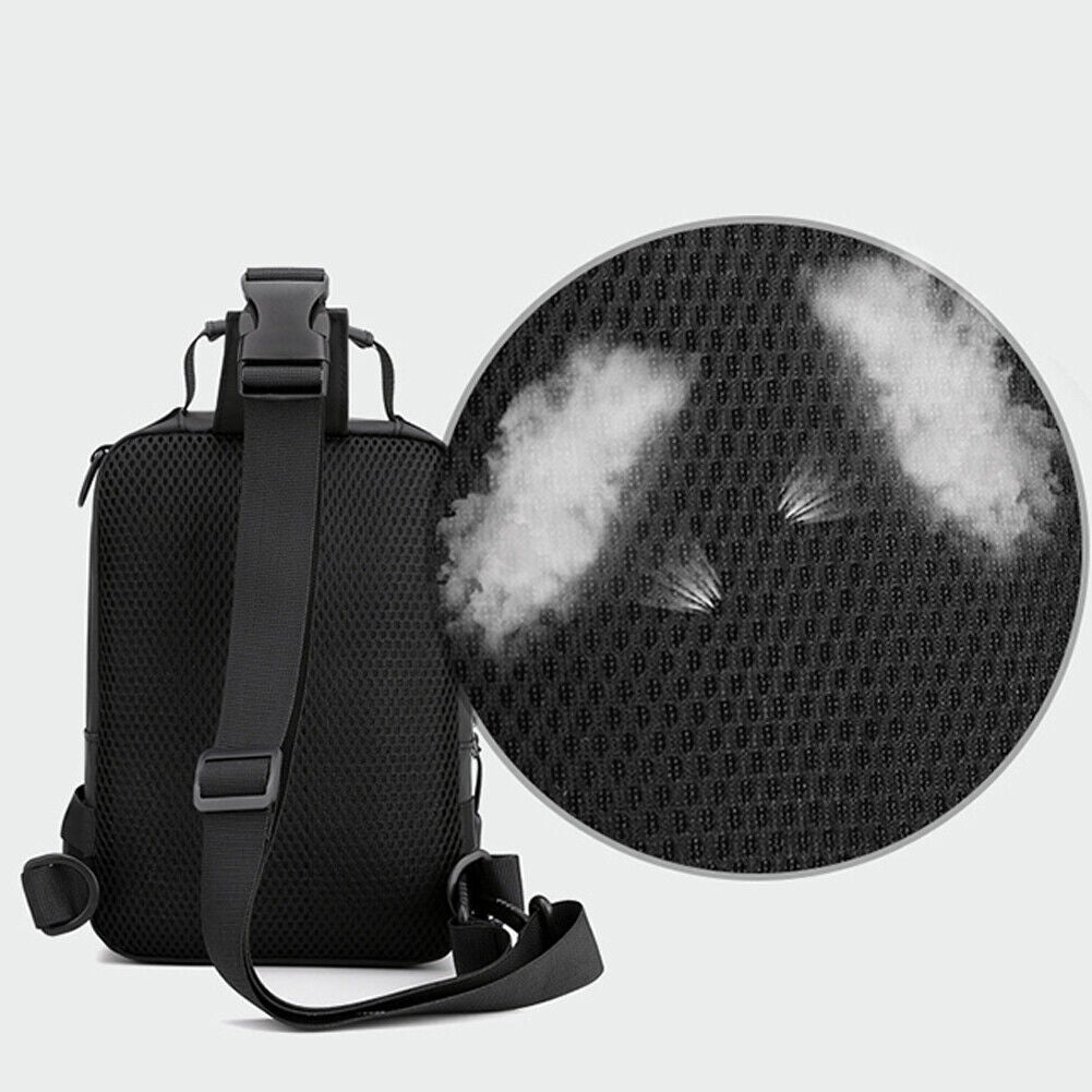 US Waterproof Men Women Sling Bag Chest Fanny Cross Travel Shoulder Backpack
