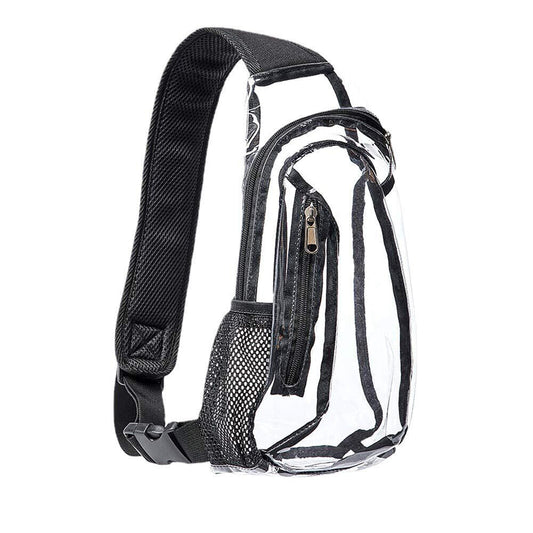 US 1-2 Pack Clear Sling Bag Stadium Approved PVC Crossbody Transparent Backpack