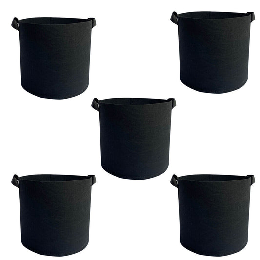 US 10 / 15 Gallon Plant Growing Bags Fabric Pot Nursery Soil Bag Thickened Nonwo