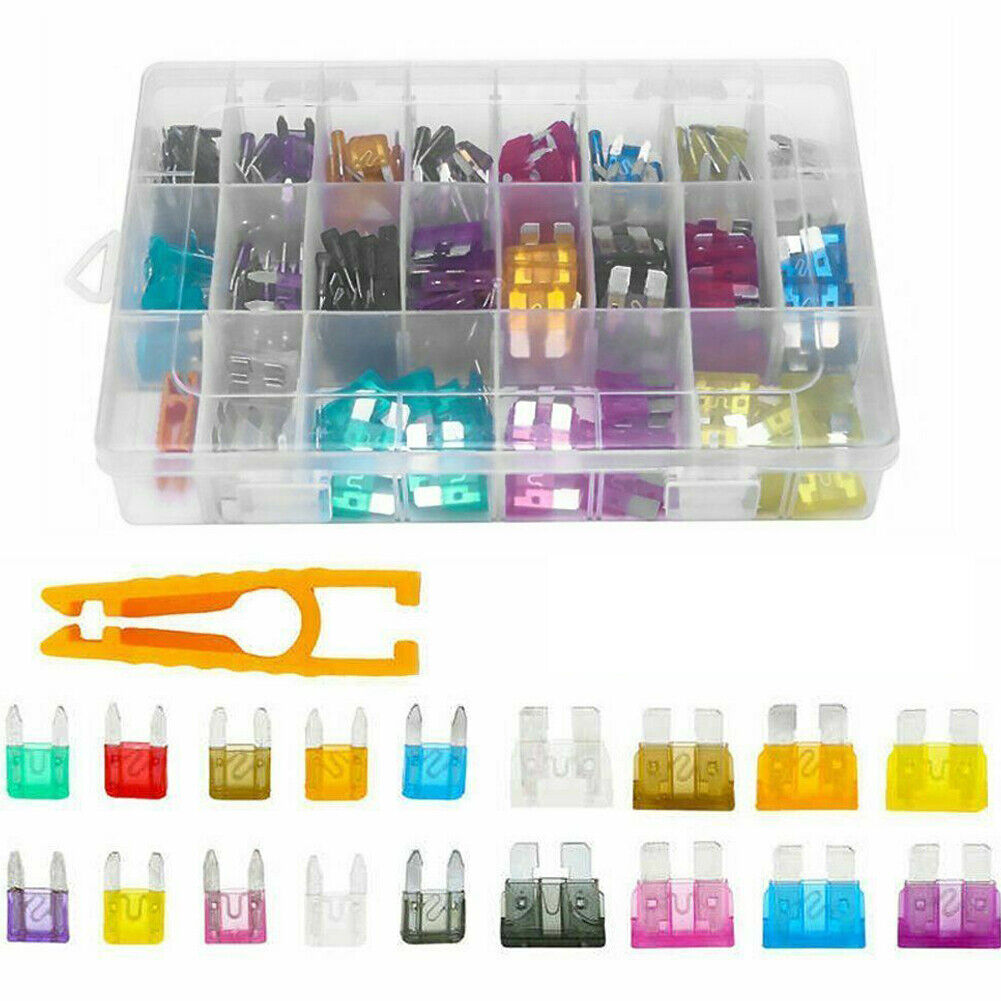 US 220-440Pc Set Blade Fuse Kit Motorcycle Auto Truck Car Assortment ATC ATO ATM