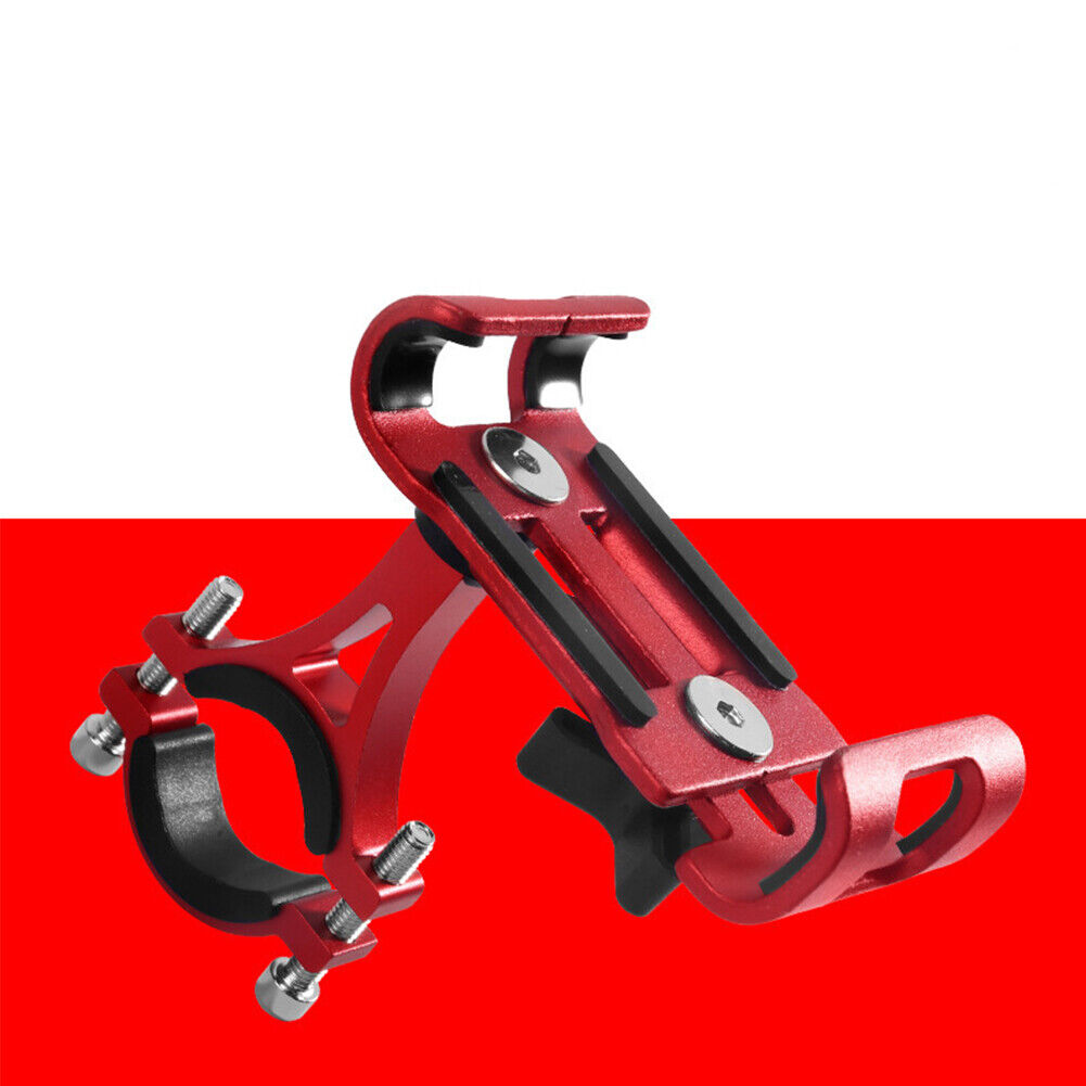 US 2-4 Pcs Motorcycle Bike Phone Stand Aluminum Mobile Holder Mount Handlebar