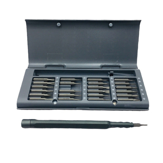 US 1-2 Set of 25-In-1 Precision Screwdriver Kit Aluminum Bit Repair Phones Fix
