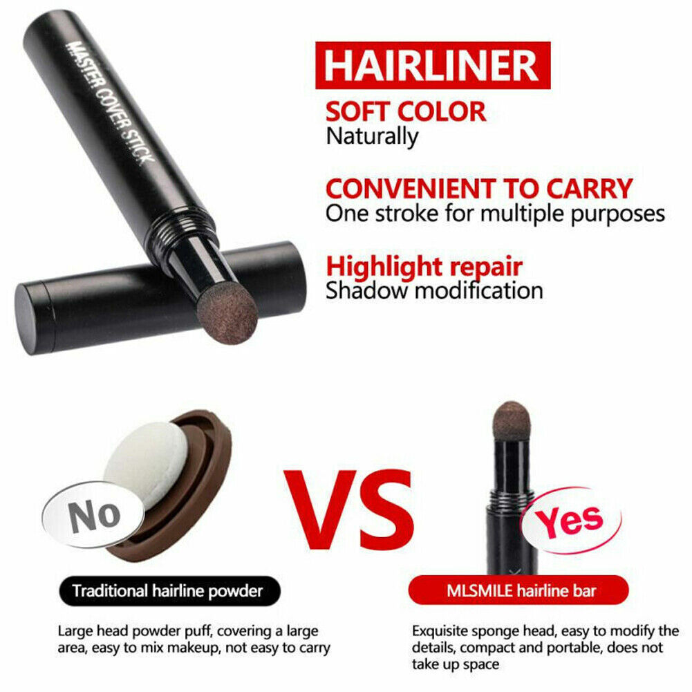 US 1-2 Pc Hairline Powder Filler Stick Root Cover Up Instant Hair Filling Shadow