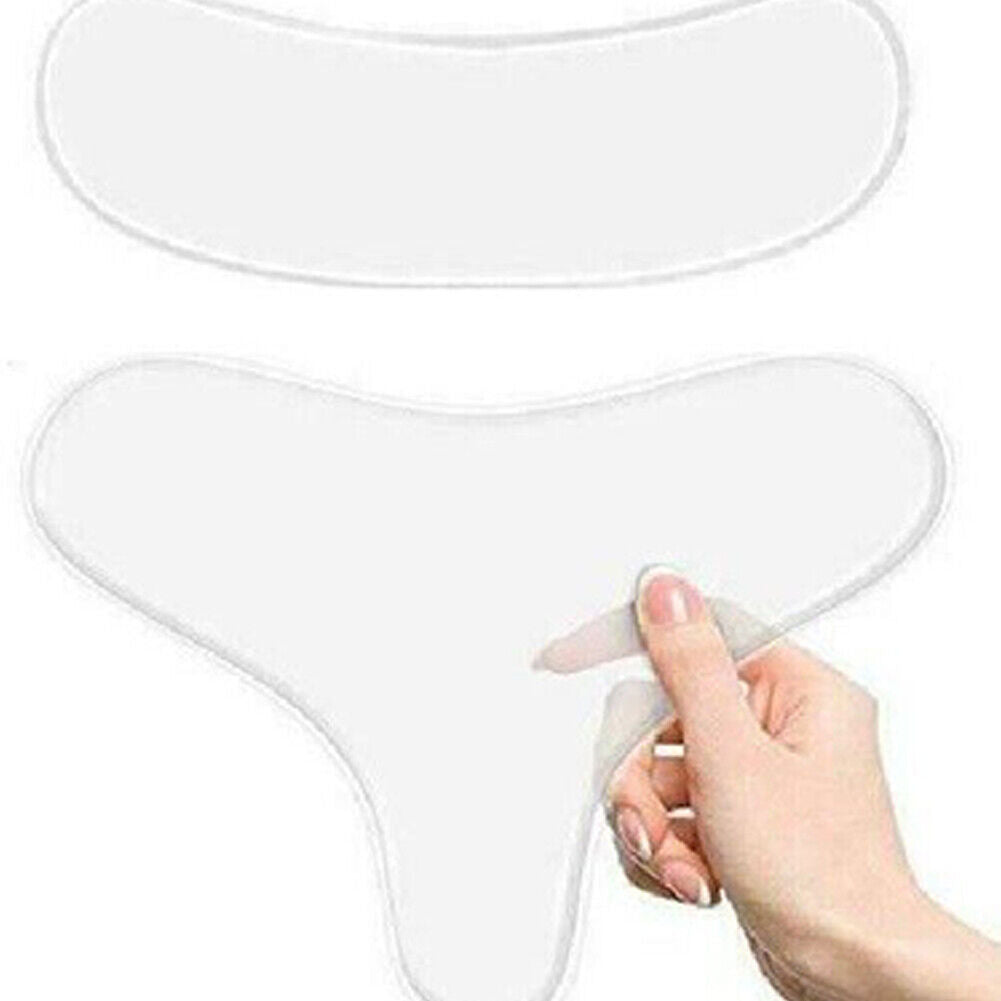 US Reusable Anti Wrinkle Chest Neck Silicone Transparent Silicon Anti Aging Pad