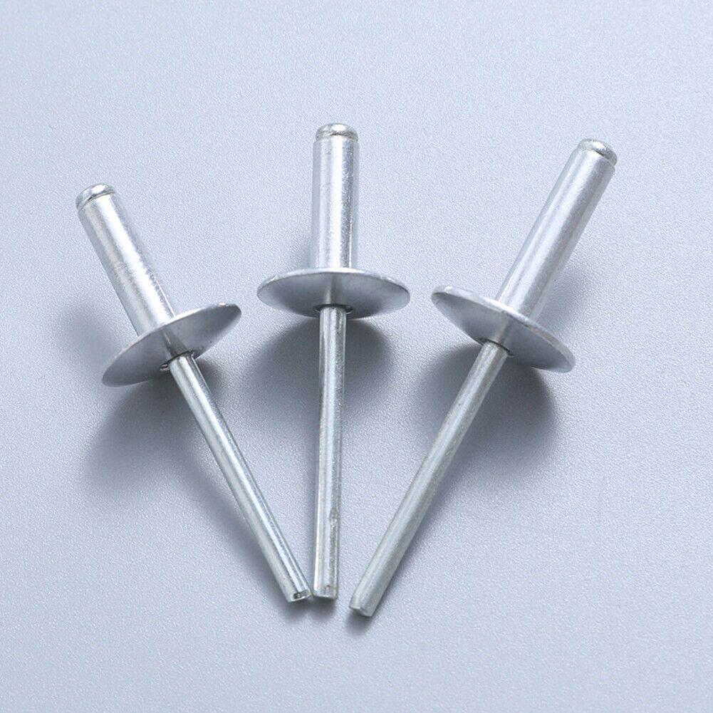 US100-200Pc 3/16" x 1/2" Pop Rivets Aluminum Dome Head Blind for Metal Fasteners