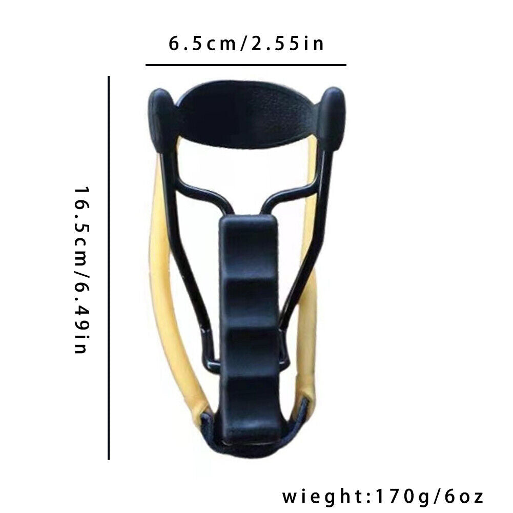 US1-2Pc Catapult Powerful 7" Hunt Sling Shot High Velocity Fold Wrist Slingshiot