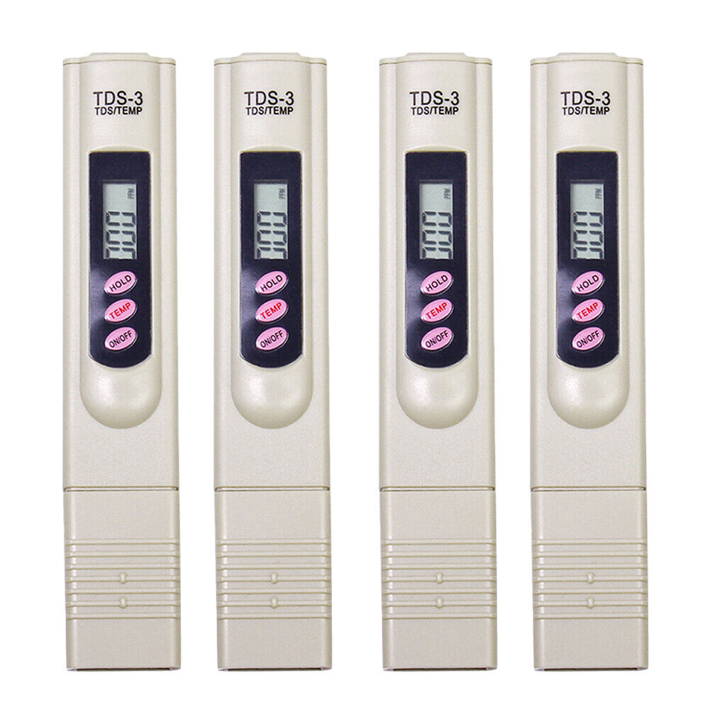 US Handheld Water Quality Hardness Purity Digital LCD Meter 0-9990 PPM TDS TDS-3