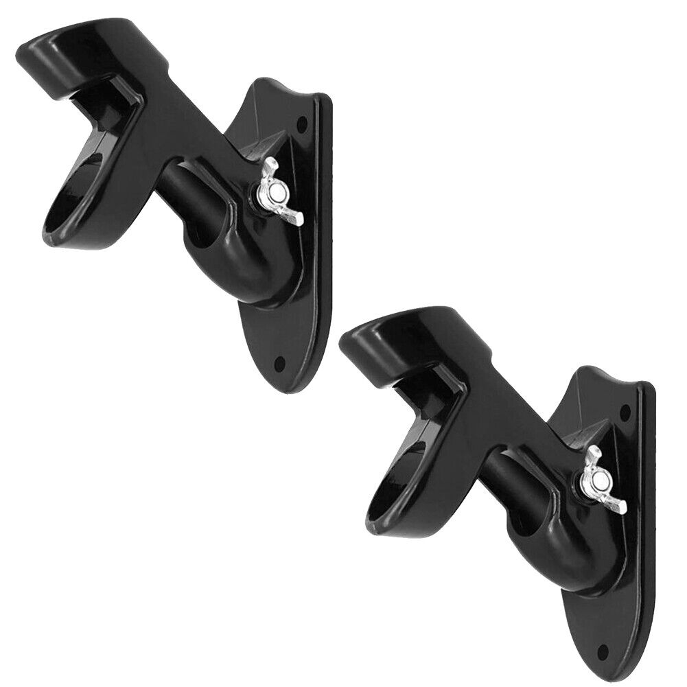 US 1-2 Pcs Two-Position Flag Pole Holder Mounting Bracket w/ Hardware Heavy Duty