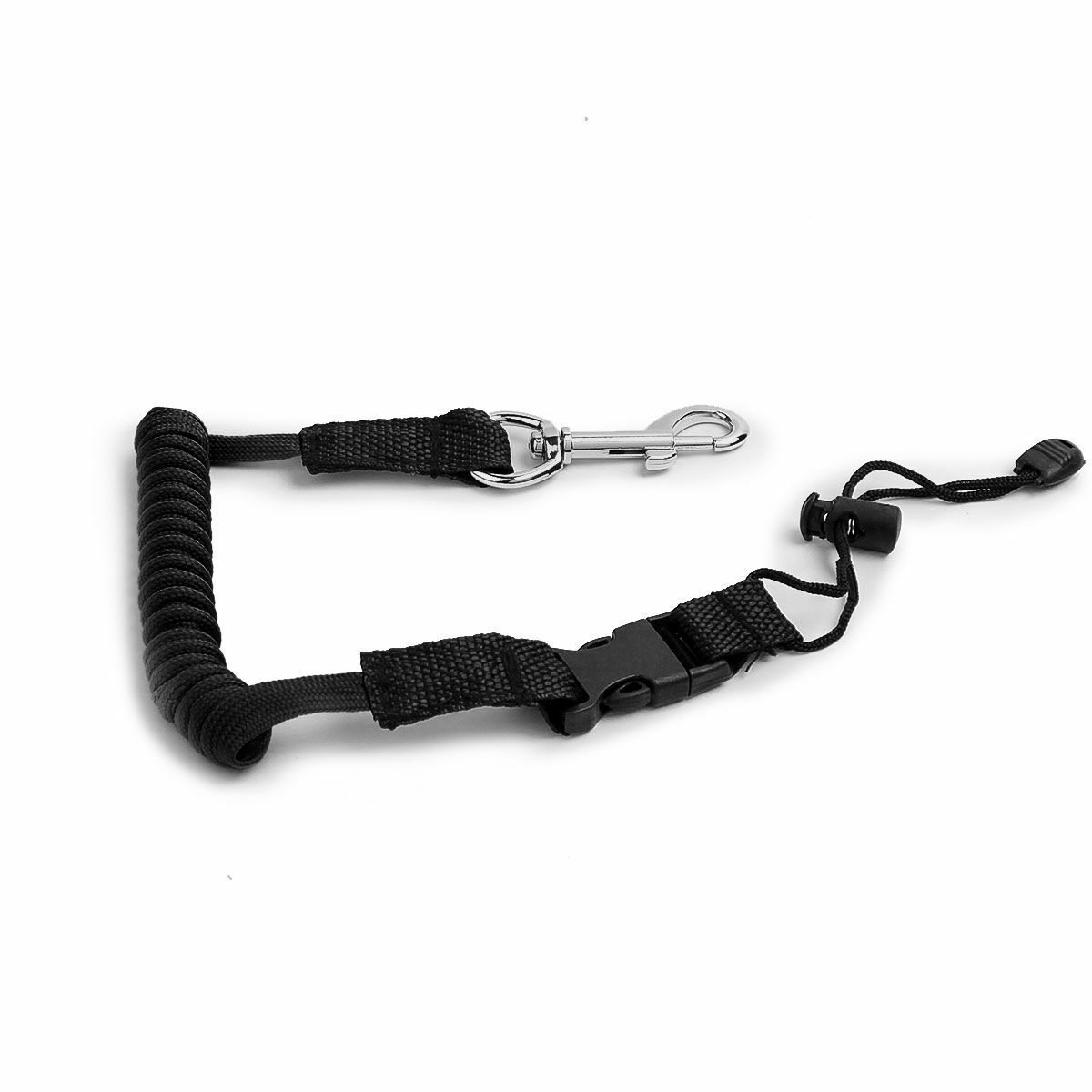 2 Pack Elastic Safety Tool Lanyard Kayak Accessories Stretchable Coiled Rod