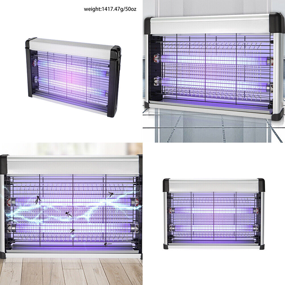 US Lamp Insect Killer Mosquito Zapper Bug Fly Trap Electric Indoor Light Lawn